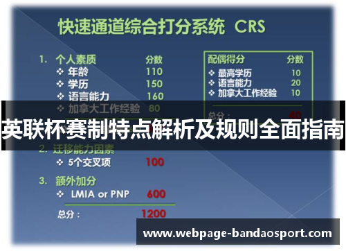 英联杯赛制特点解析及规则全面指南